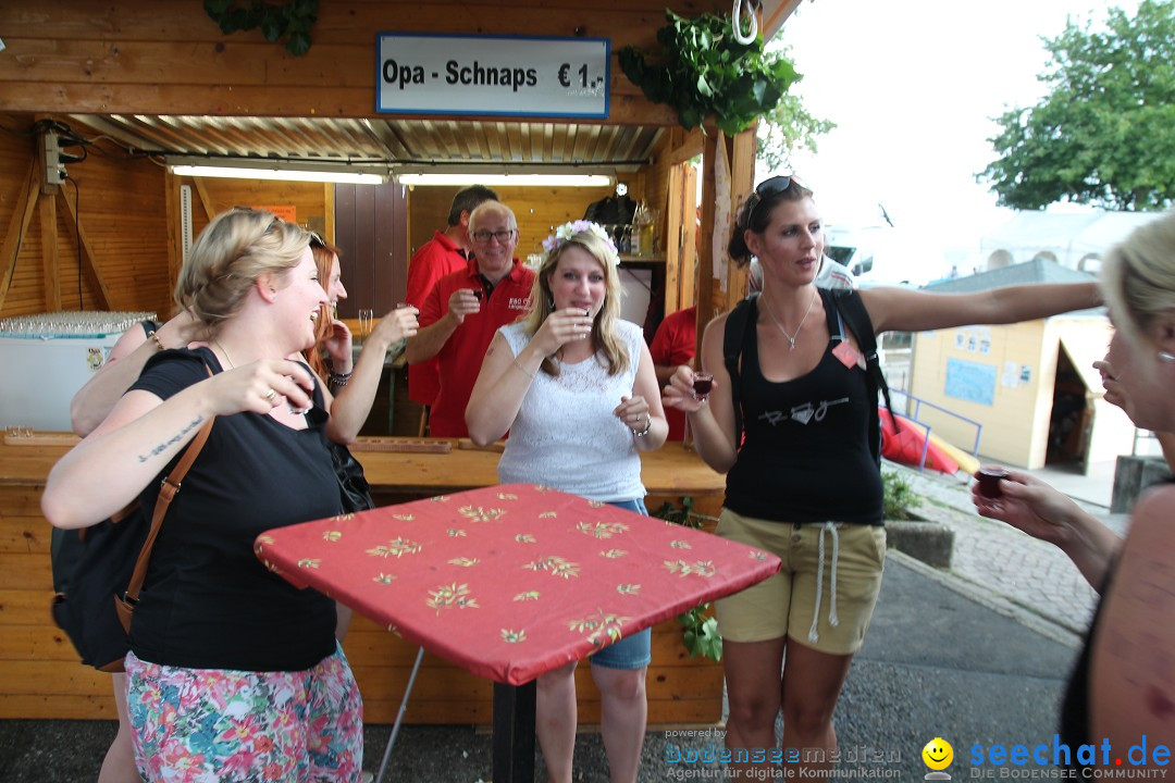 Uferfest mit Feuerwerk: Langenargen am Bodensee, 30.07.2016