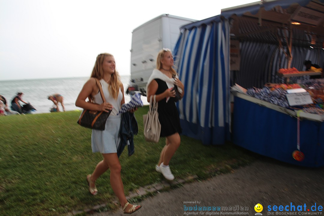 Uferfest mit Feuerwerk: Langenargen am Bodensee, 30.07.2016