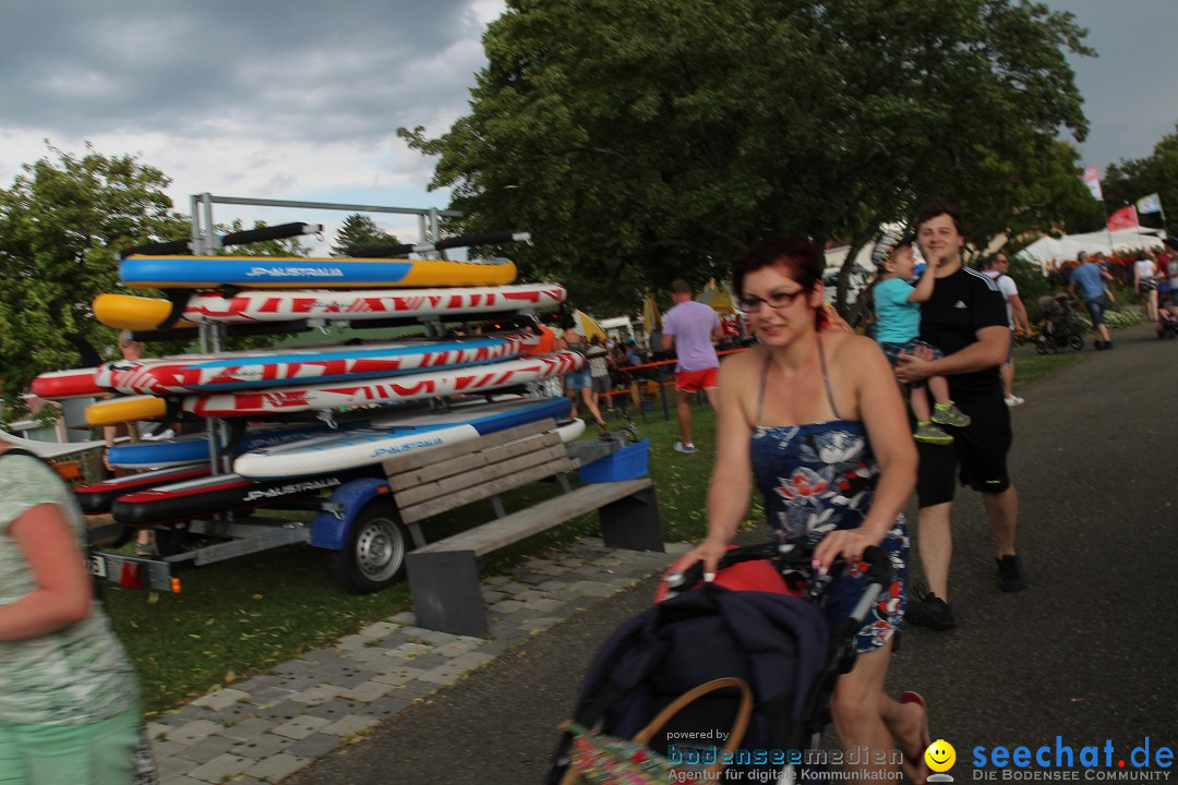 Uferfest mit Feuerwerk: Langenargen am Bodensee, 30.07.2016