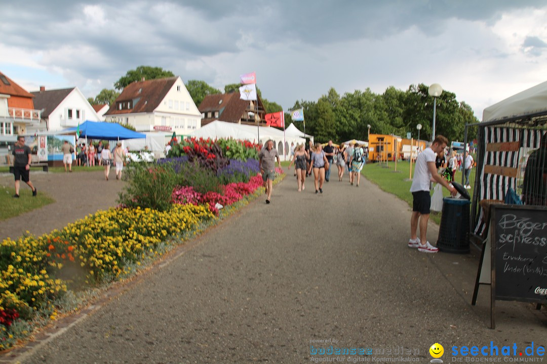 Uferfest mit Feuerwerk: Langenargen am Bodensee, 30.07.2016