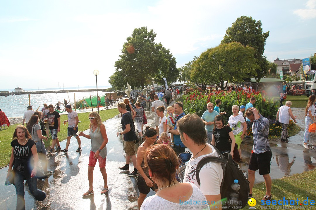 Uferfest mit Feuerwerk: Langenargen am Bodensee, 30.07.2016