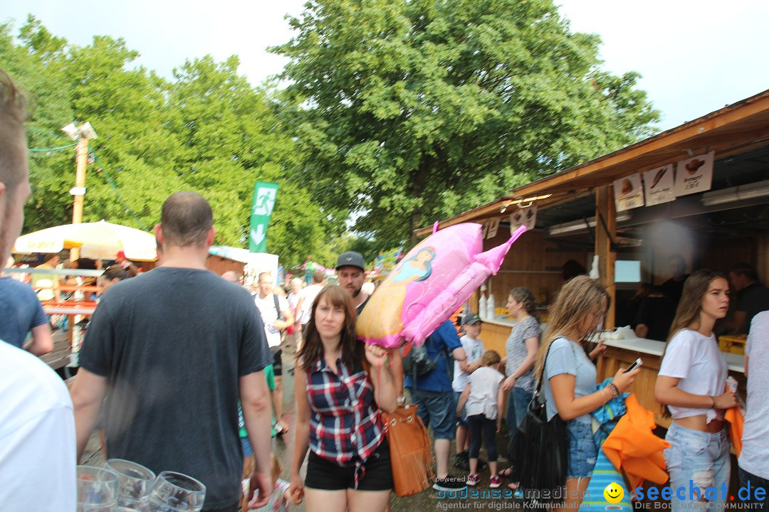 Uferfest mit Feuerwerk: Langenargen am Bodensee, 30.07.2016