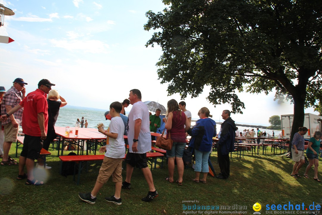 Uferfest mit Feuerwerk: Langenargen am Bodensee, 30.07.2016