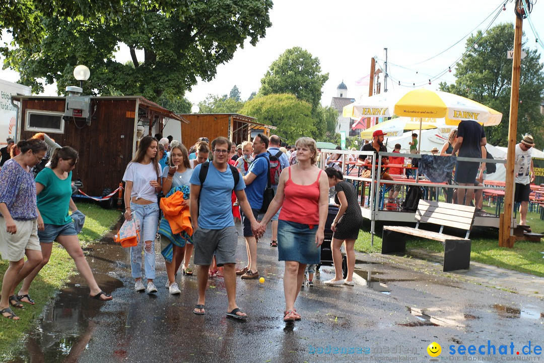 Uferfest mit Feuerwerk: Langenargen am Bodensee, 30.07.2016