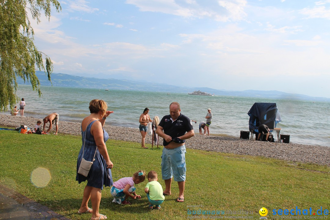 Uferfest mit Feuerwerk: Langenargen am Bodensee, 30.07.2016