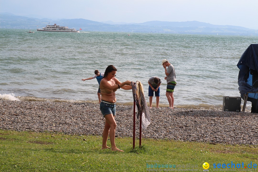 Uferfest mit Feuerwerk: Langenargen am Bodensee, 30.07.2016