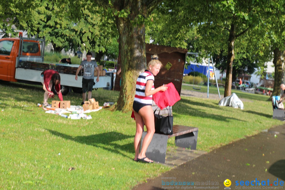 Uferfest mit Feuerwerk: Langenargen am Bodensee, 30.07.2016