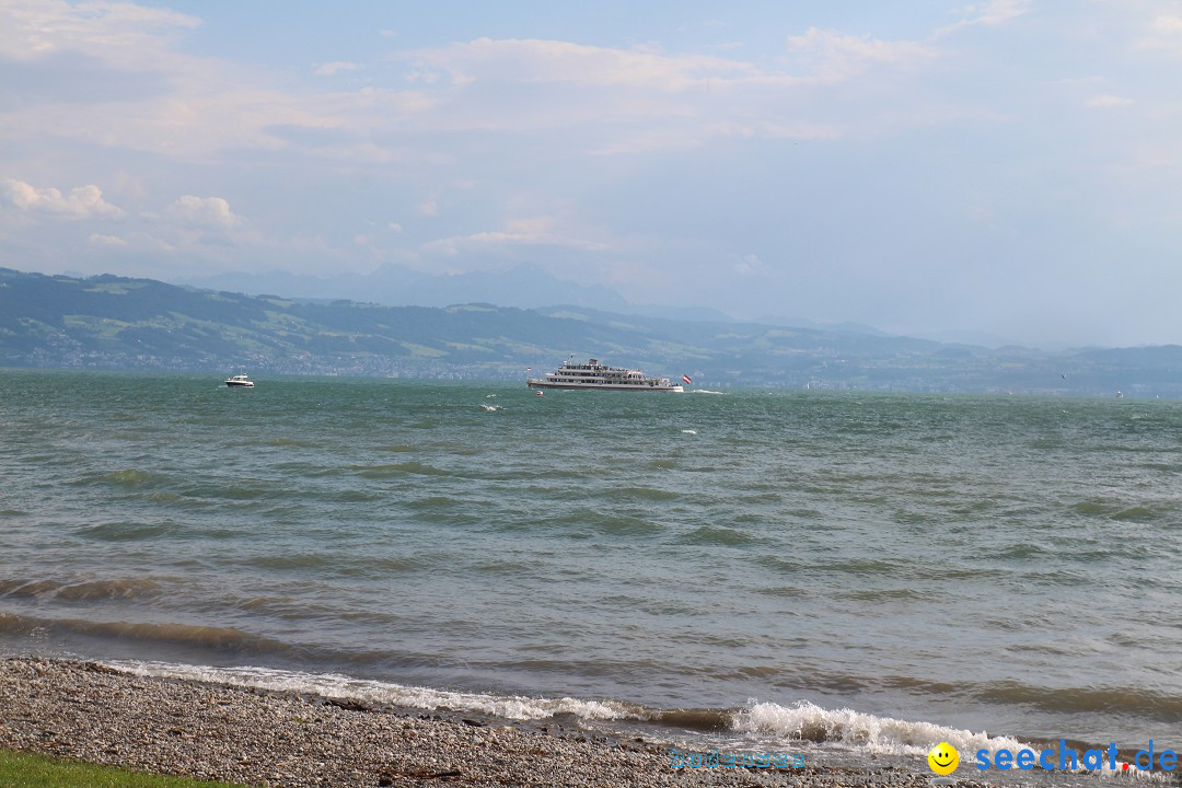 Uferfest mit Feuerwerk: Langenargen am Bodensee, 30.07.2016