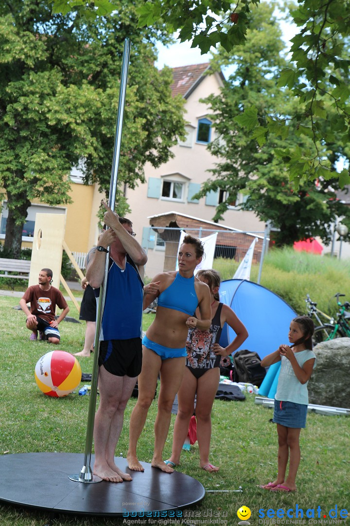 Uferfest mit Feuerwerk: Langenargen am Bodensee, 30.07.2016