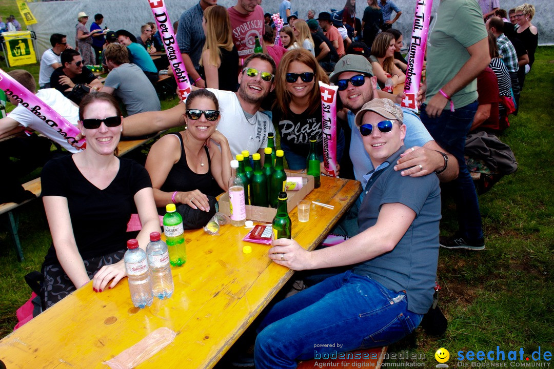 Open Air - Flumserberg in der Schweiz, 31.07.2016