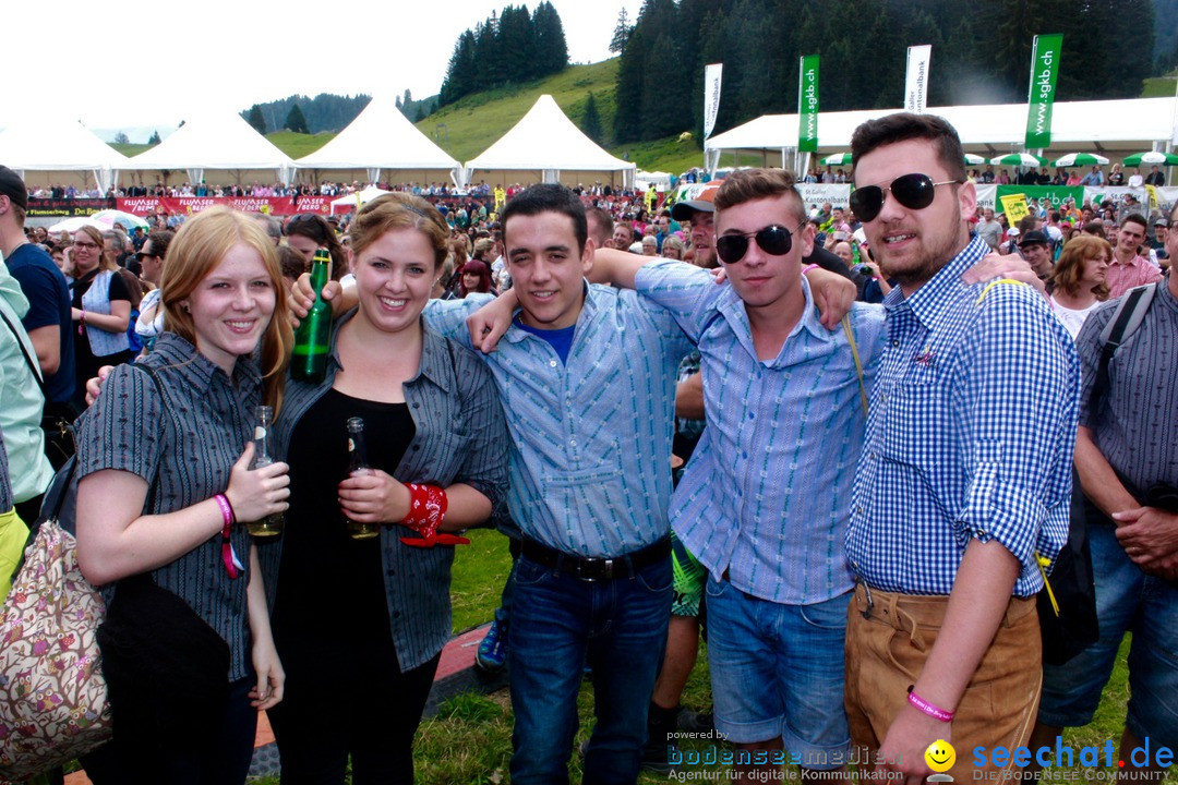 Open Air - Flumserberg in der Schweiz, 31.07.2016