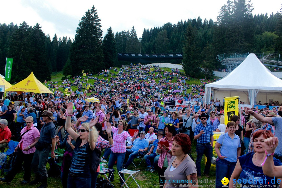 Open Air - Flumserberg in der Schweiz, 31.07.2016