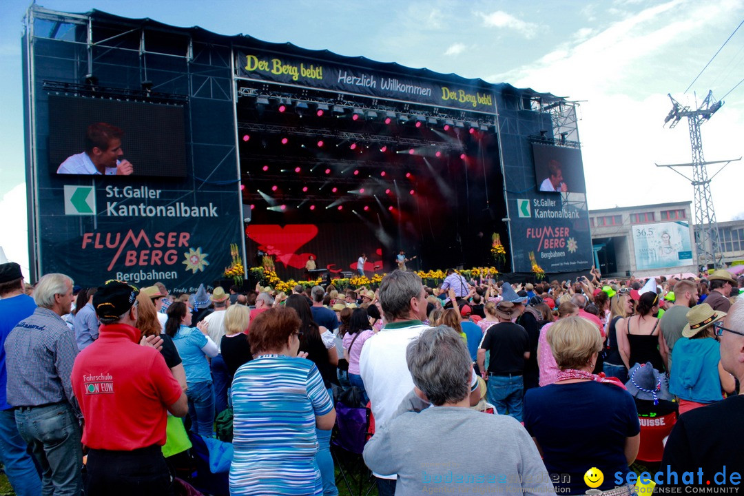 Open Air - Flumserberg in der Schweiz, 31.07.2016