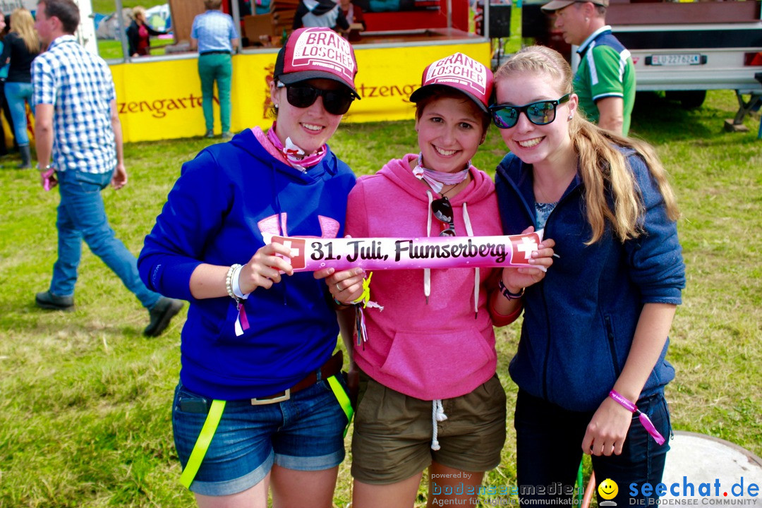 Open Air - Flumserberg in der Schweiz, 31.07.2016