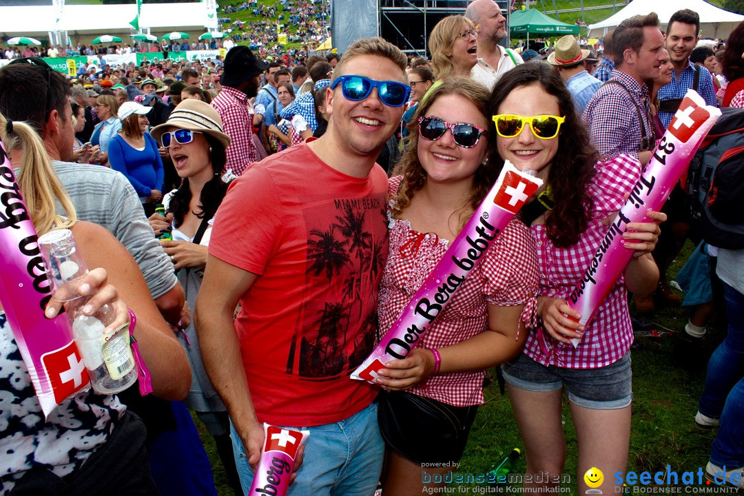 Open Air - Flumserberg in der Schweiz, 31.07.2016