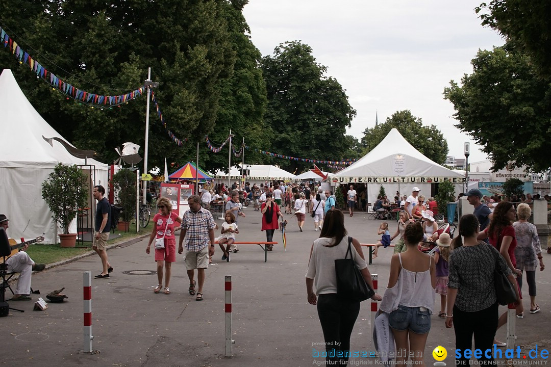 Kulturufer mit Kunsthandwerk: Friedrichshafen am Bodensee, 06.08.2016