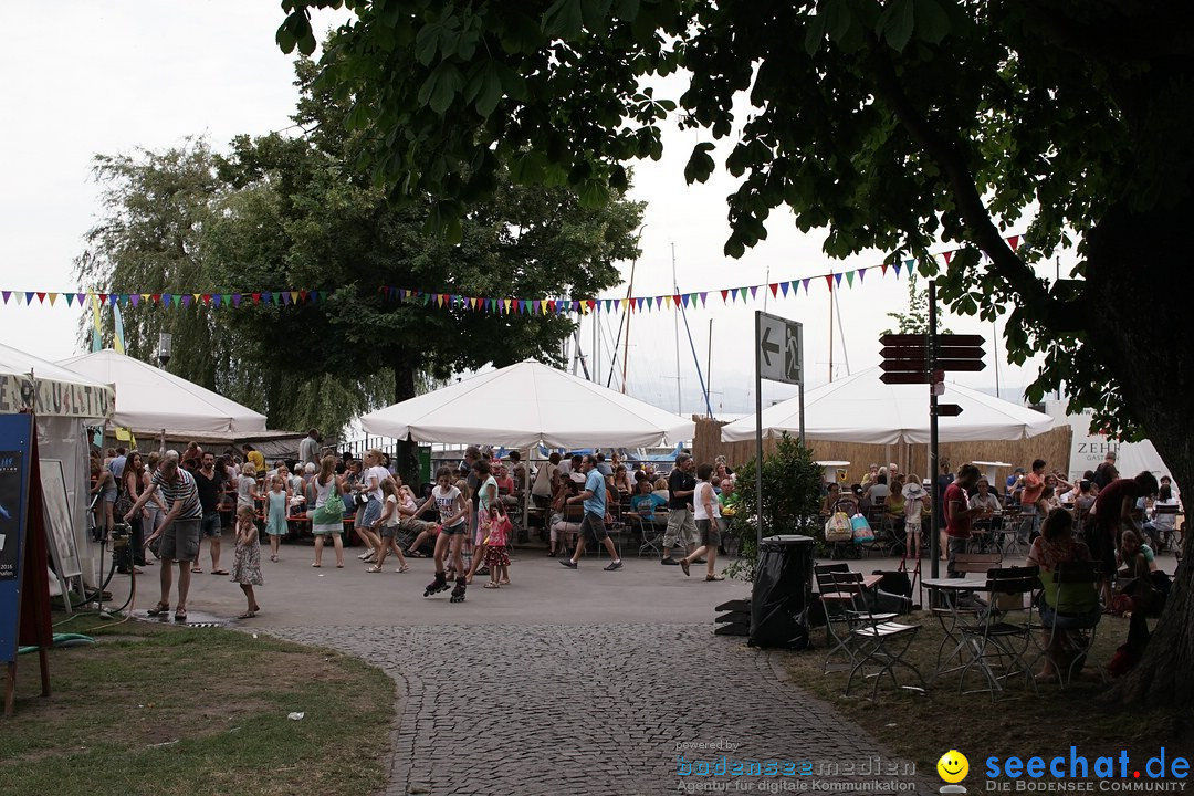 Kulturufer mit Kunsthandwerk: Friedrichshafen am Bodensee, 06.08.2016