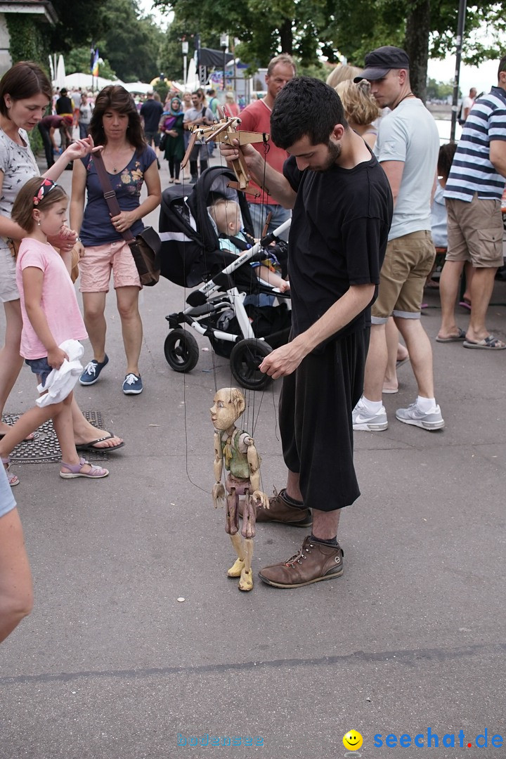 Kulturufer mit Kunsthandwerk: Friedrichshafen am Bodensee, 06.08.2016