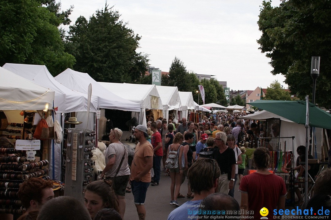 Kulturufer mit Kunsthandwerk: Friedrichshafen am Bodensee, 06.08.2016