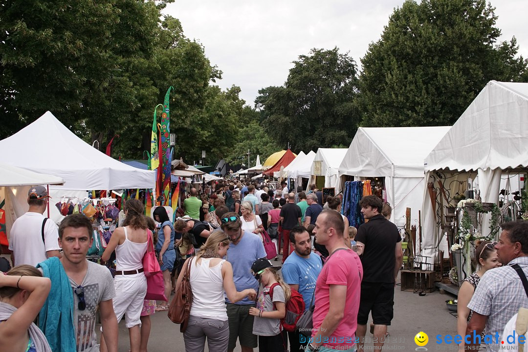 Kulturufer mit Kunsthandwerk: Friedrichshafen am Bodensee, 06.08.2016