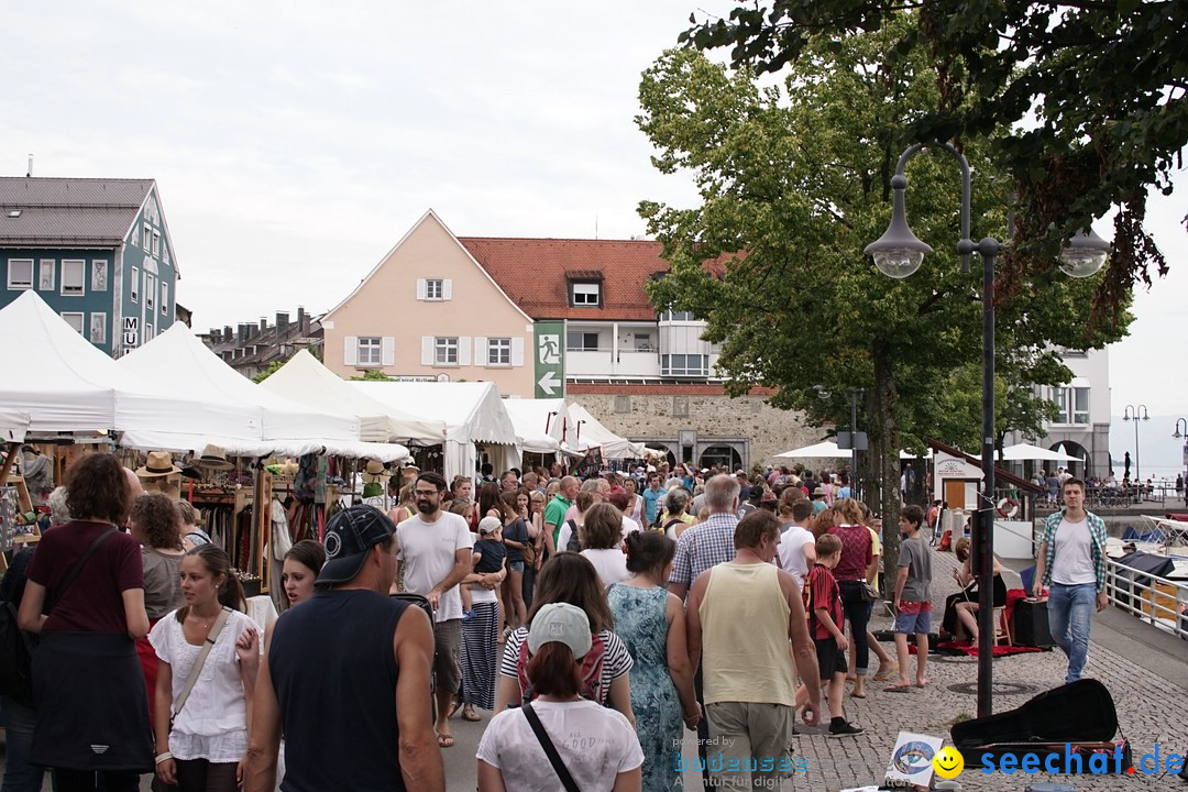 Kulturufer mit Kunsthandwerk: Friedrichshafen am Bodensee, 06.08.2016