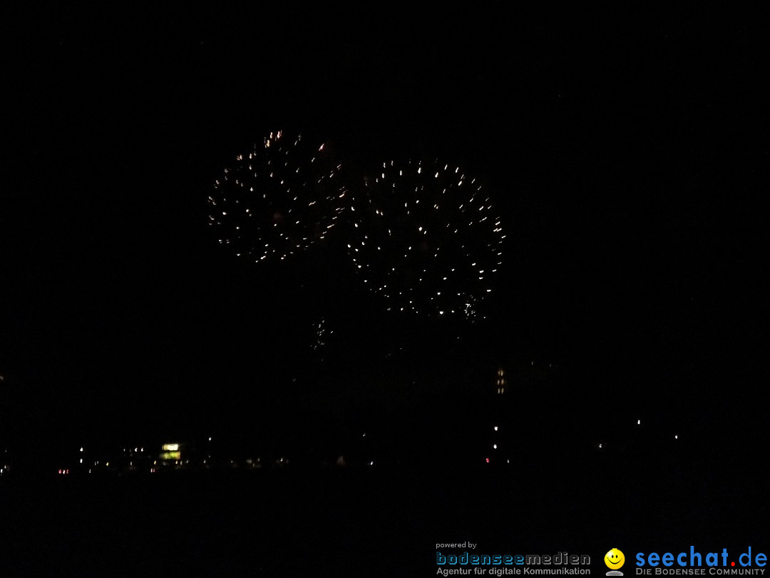 SEENACHTFEST mit Feuerwerk: Konstanz am Bodensee, 13.08.2016