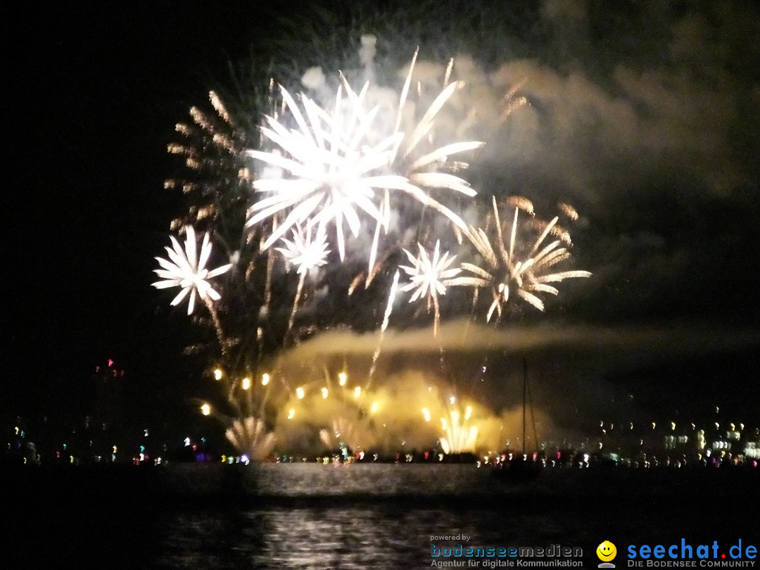 SEENACHTFEST mit Feuerwerk: Konstanz am Bodensee, 13.08.2016