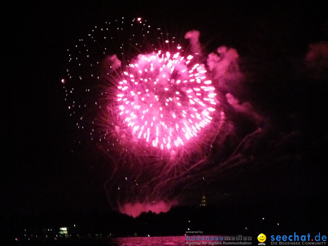 SEENACHTFEST mit Feuerwerk: Konstanz am Bodensee, 13.08.2016