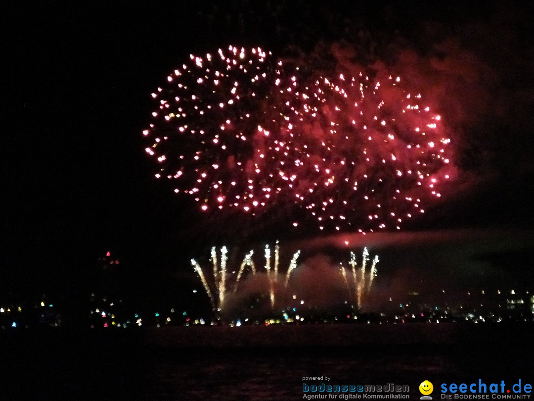 SEENACHTFEST mit Feuerwerk: Konstanz am Bodensee, 13.08.2016