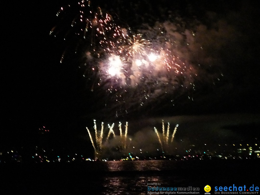 SEENACHTFEST mit Feuerwerk: Konstanz am Bodensee, 13.08.2016