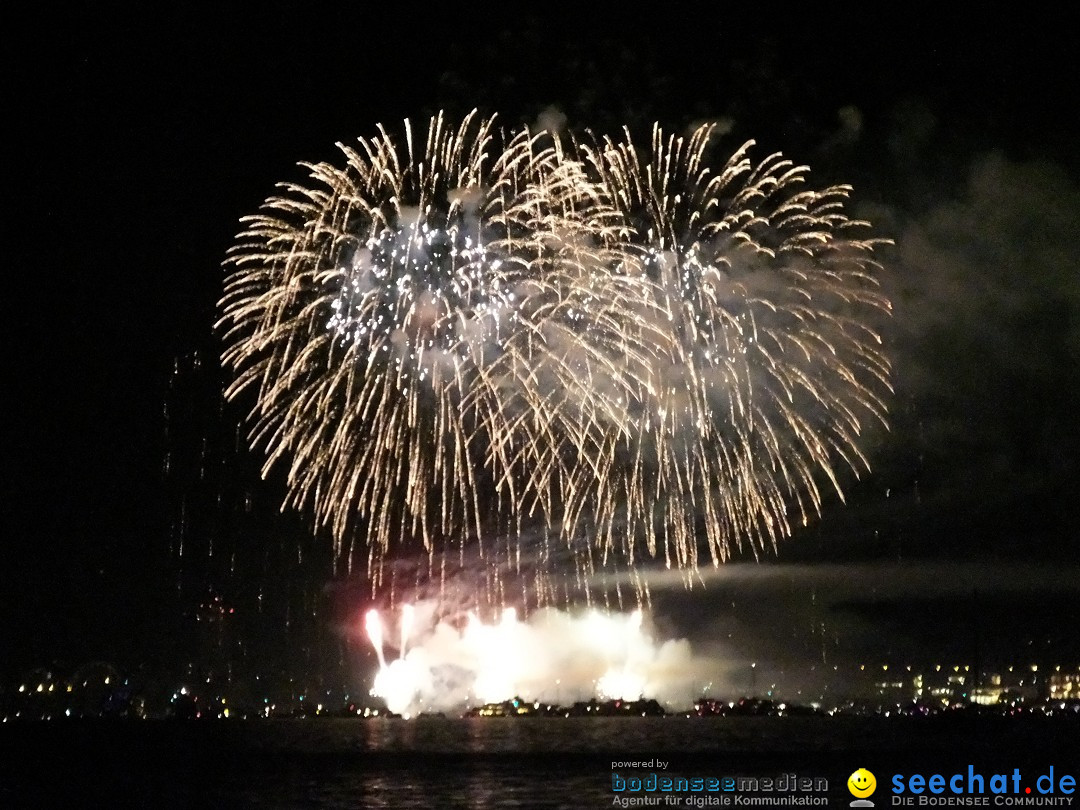 SEENACHTFEST mit Feuerwerk: Konstanz am Bodensee, 13.08.2016