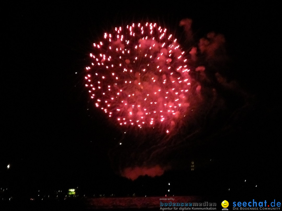 SEENACHTFEST mit Feuerwerk: Konstanz am Bodensee, 13.08.2016