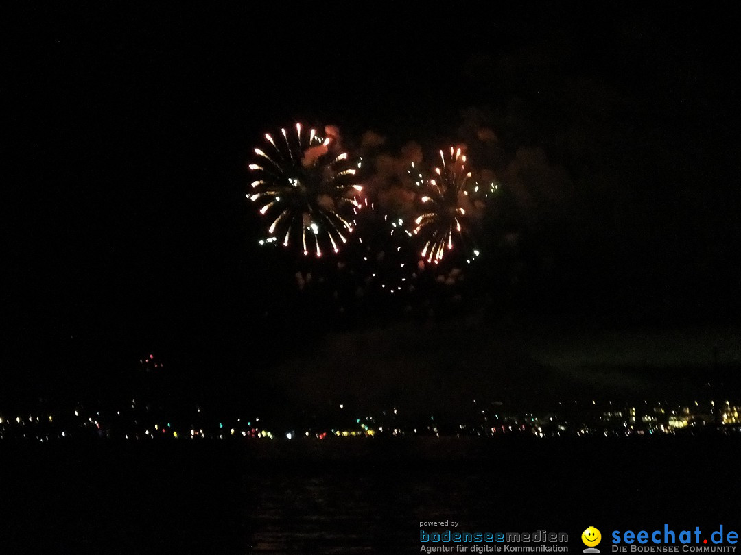 SEENACHTFEST mit Feuerwerk: Konstanz am Bodensee, 13.08.2016