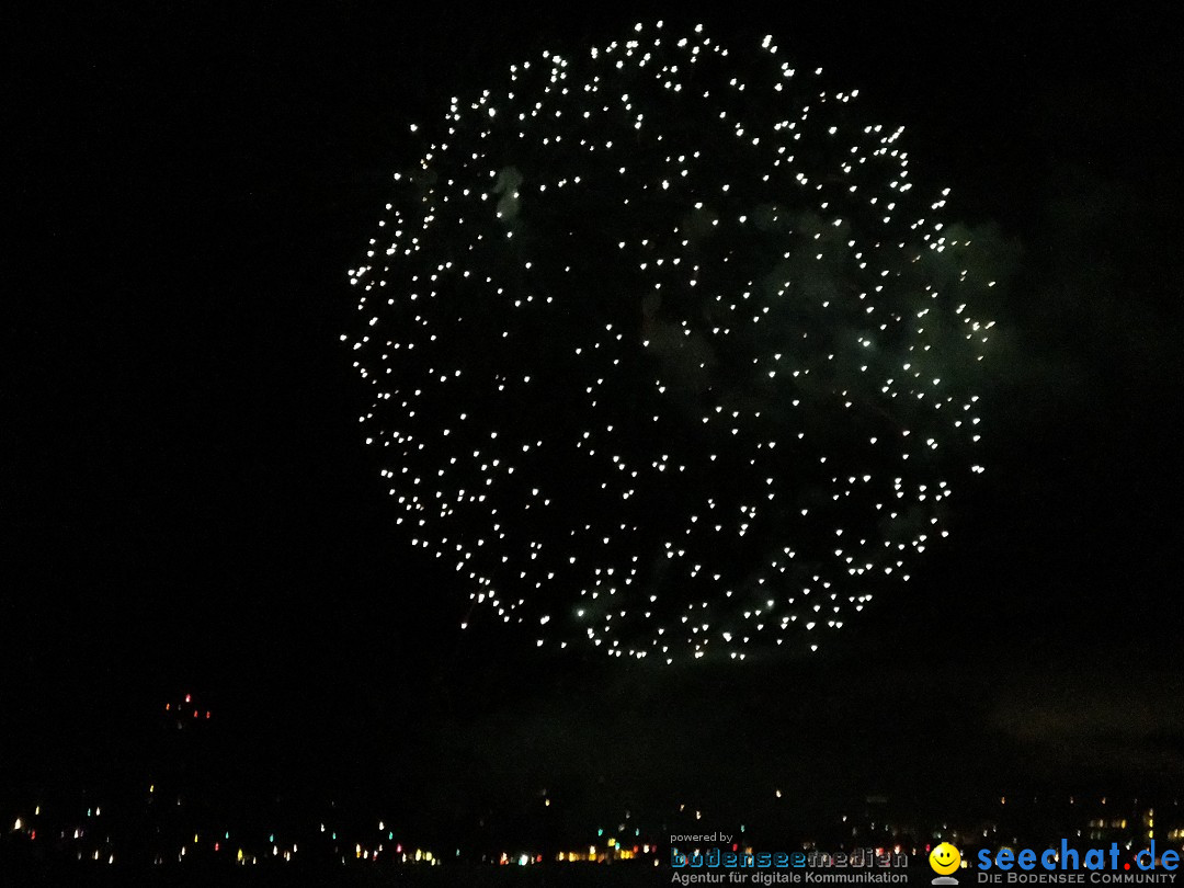 SEENACHTFEST mit Feuerwerk: Konstanz am Bodensee, 13.08.2016