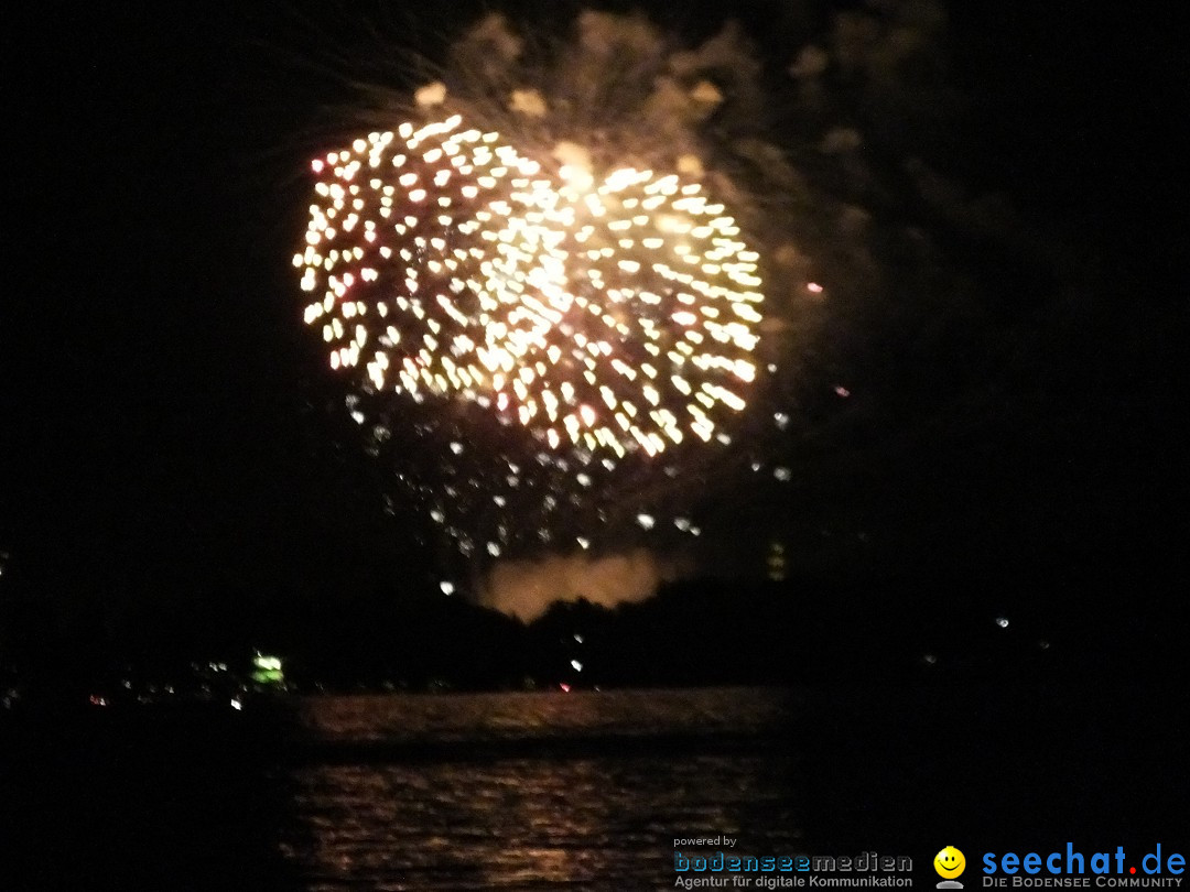 SEENACHTFEST mit Feuerwerk: Konstanz am Bodensee, 13.08.2016