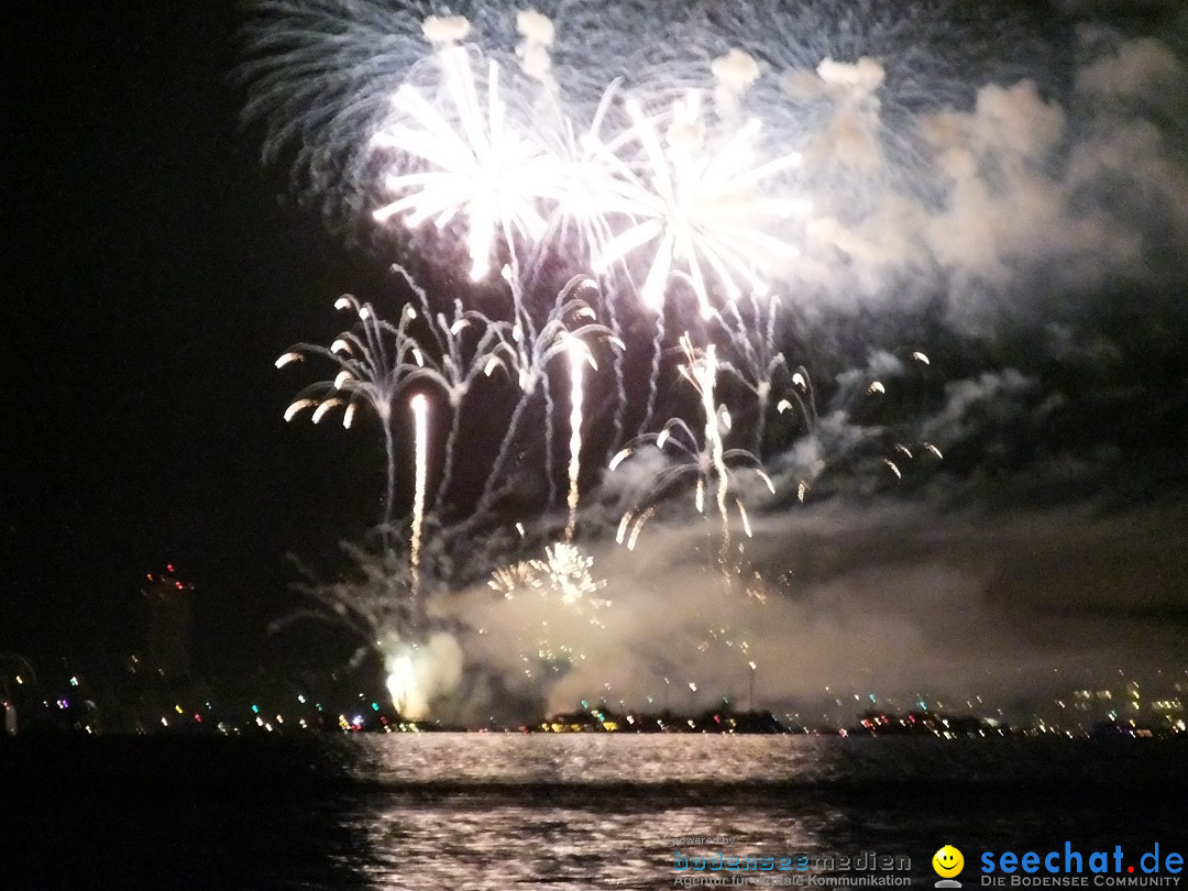 SEENACHTFEST mit Feuerwerk: Konstanz am Bodensee, 13.08.2016