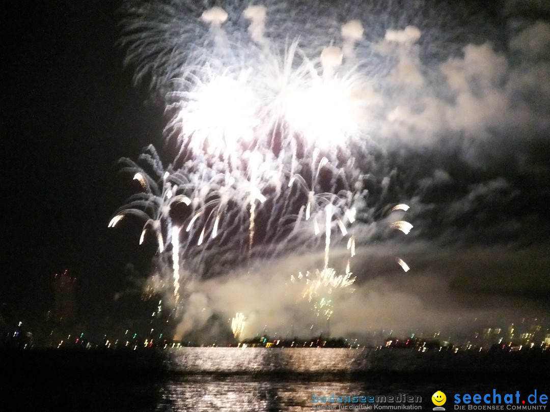 SEENACHTFEST mit Feuerwerk: Konstanz am Bodensee, 13.08.2016