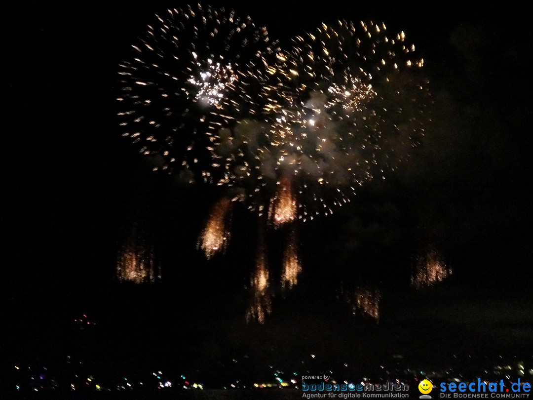 SEENACHTFEST mit Feuerwerk: Konstanz am Bodensee, 13.08.2016