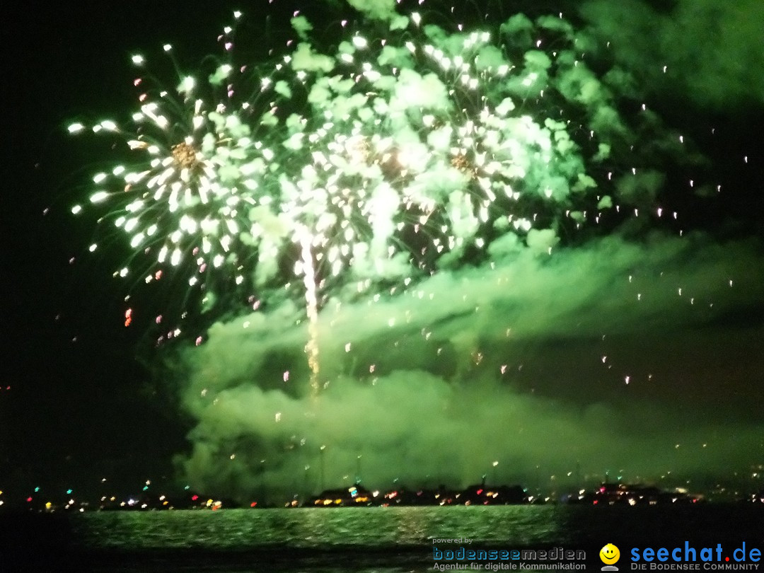 SEENACHTFEST mit Feuerwerk: Konstanz am Bodensee, 13.08.2016