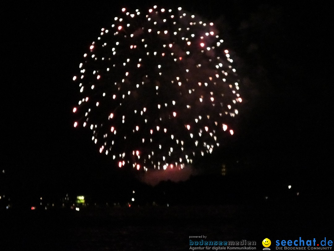 SEENACHTFEST mit Feuerwerk: Konstanz am Bodensee, 13.08.2016