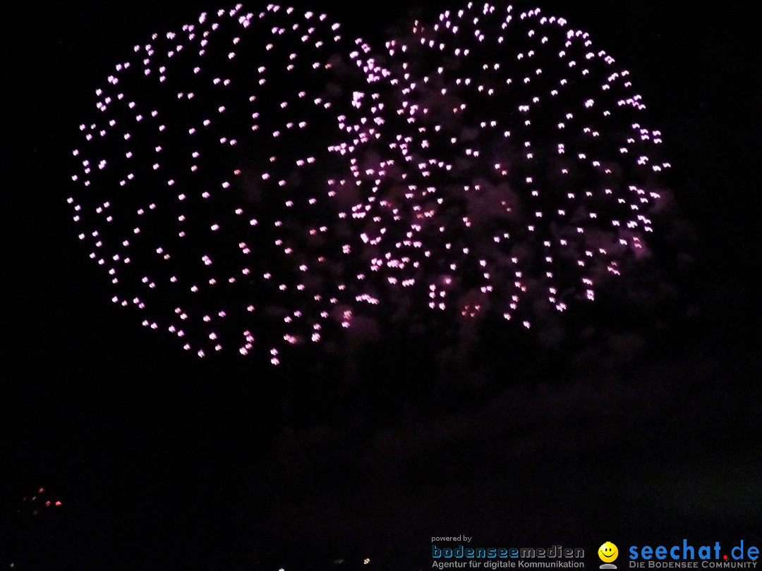 SEENACHTFEST mit Feuerwerk: Konstanz am Bodensee, 13.08.2016