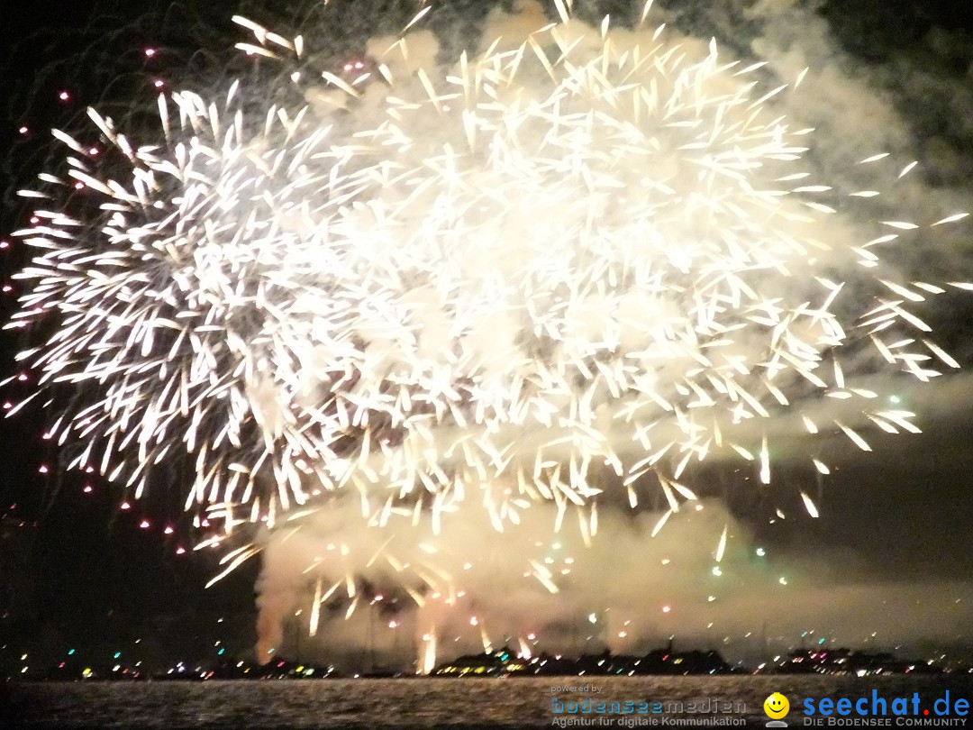 SEENACHTFEST mit Feuerwerk: Konstanz am Bodensee, 13.08.2016