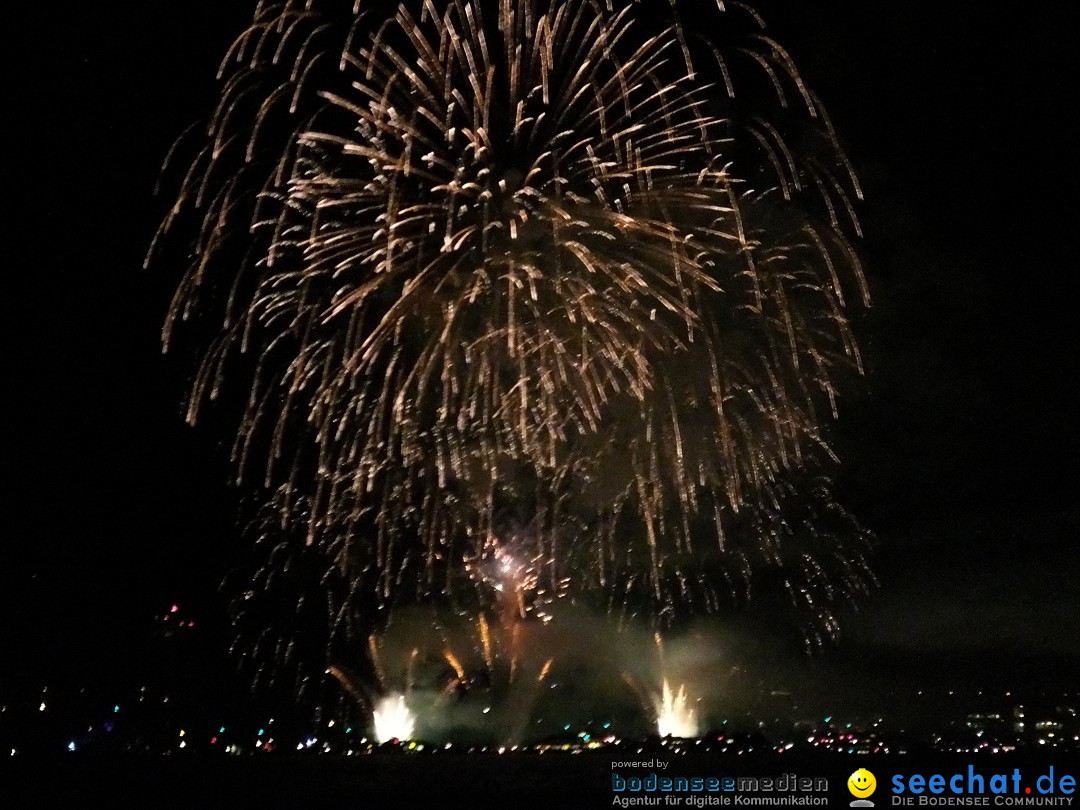 SEENACHTFEST mit Feuerwerk: Konstanz am Bodensee, 13.08.2016