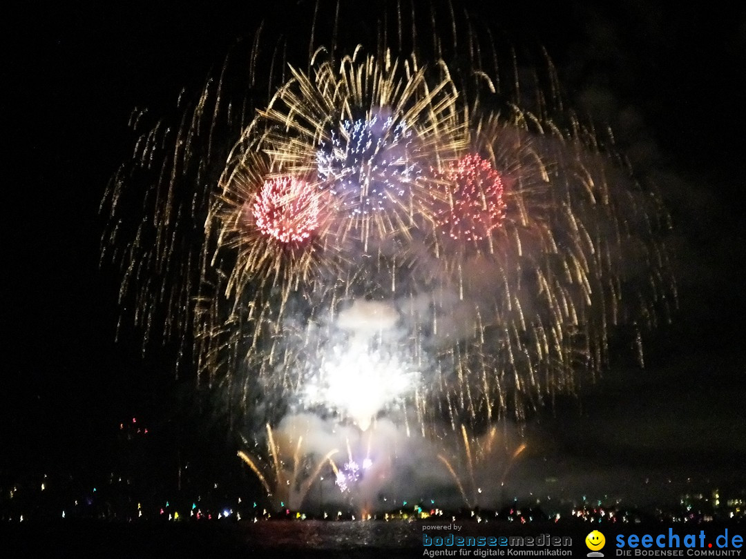 SEENACHTFEST mit Feuerwerk: Konstanz am Bodensee, 13.08.2016