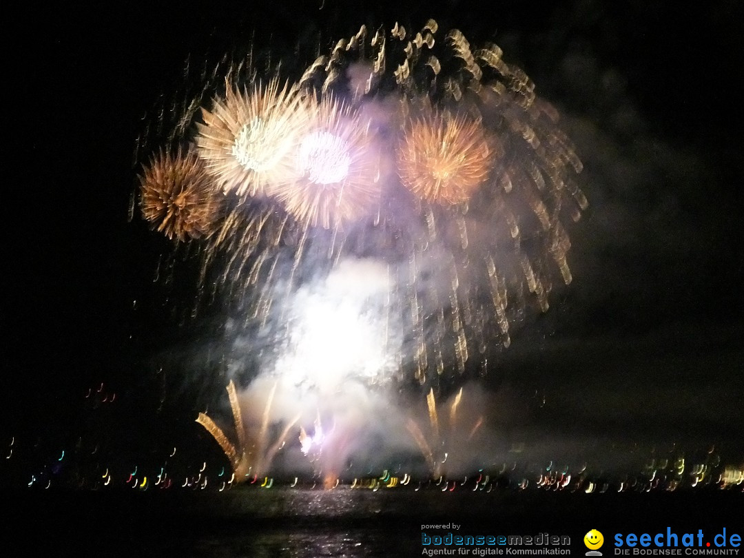 SEENACHTFEST mit Feuerwerk: Konstanz am Bodensee, 13.08.2016