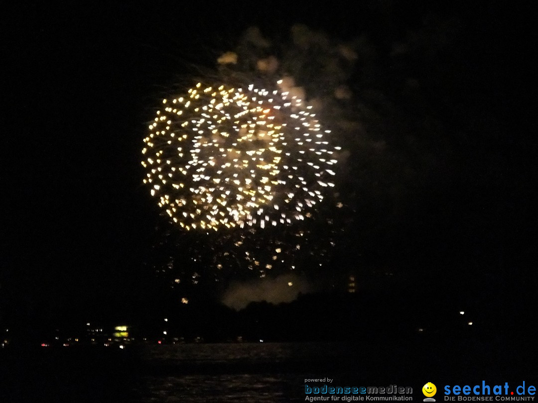 SEENACHTFEST mit Feuerwerk: Konstanz am Bodensee, 13.08.2016