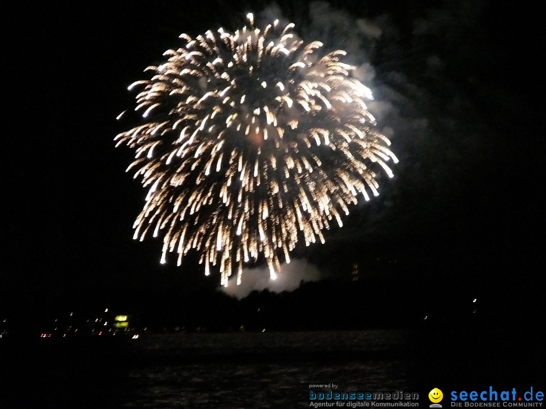 SEENACHTFEST mit Feuerwerk: Konstanz am Bodensee, 13.08.2016