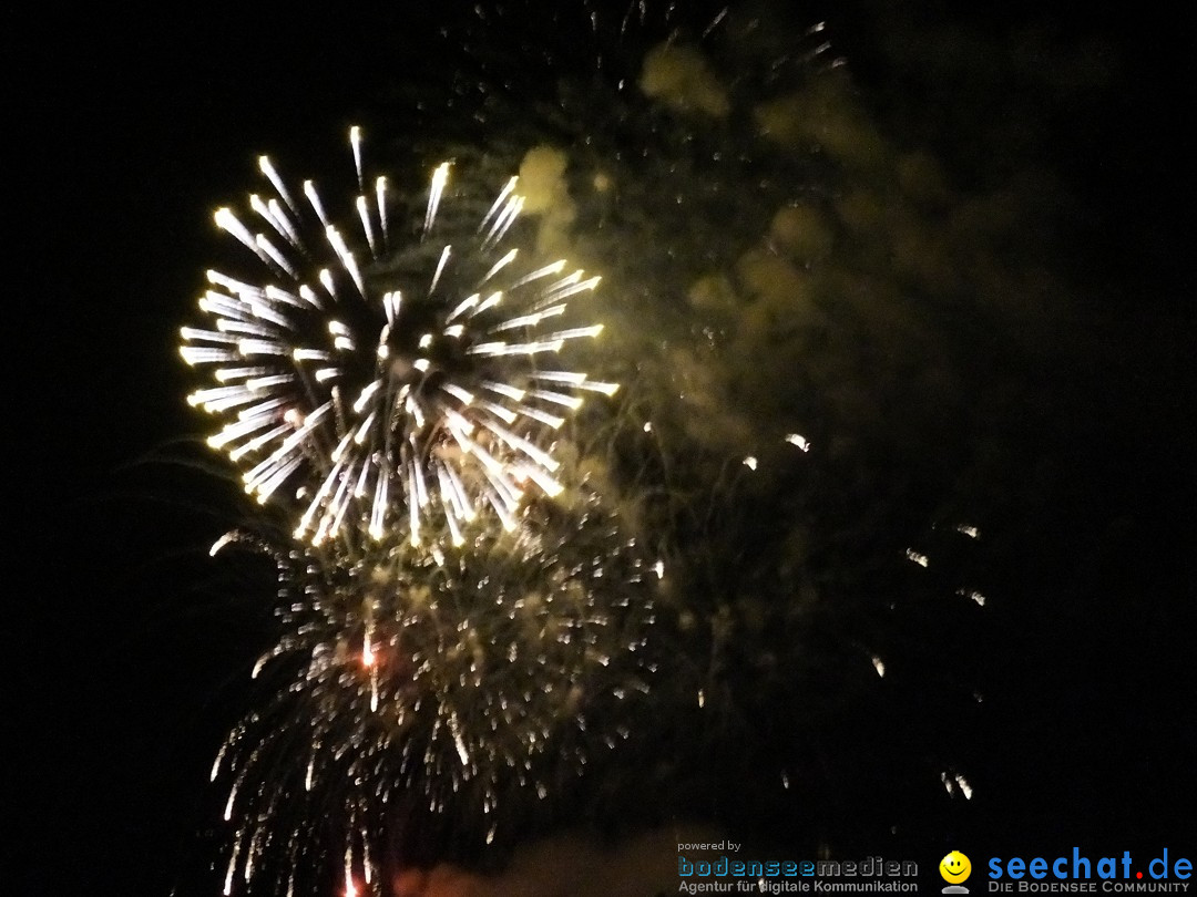 SEENACHTFEST mit Feuerwerk: Konstanz am Bodensee, 13.08.2016