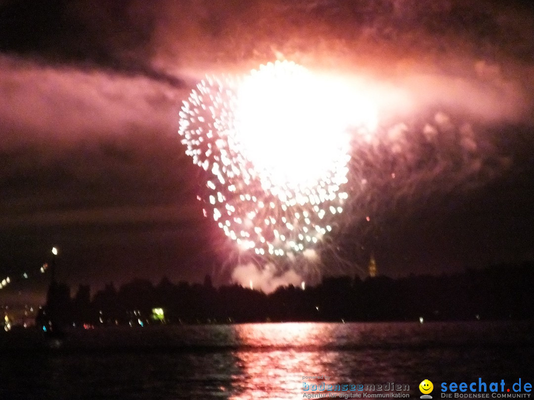 SEENACHTFEST mit Feuerwerk: Konstanz am Bodensee, 13.08.2016