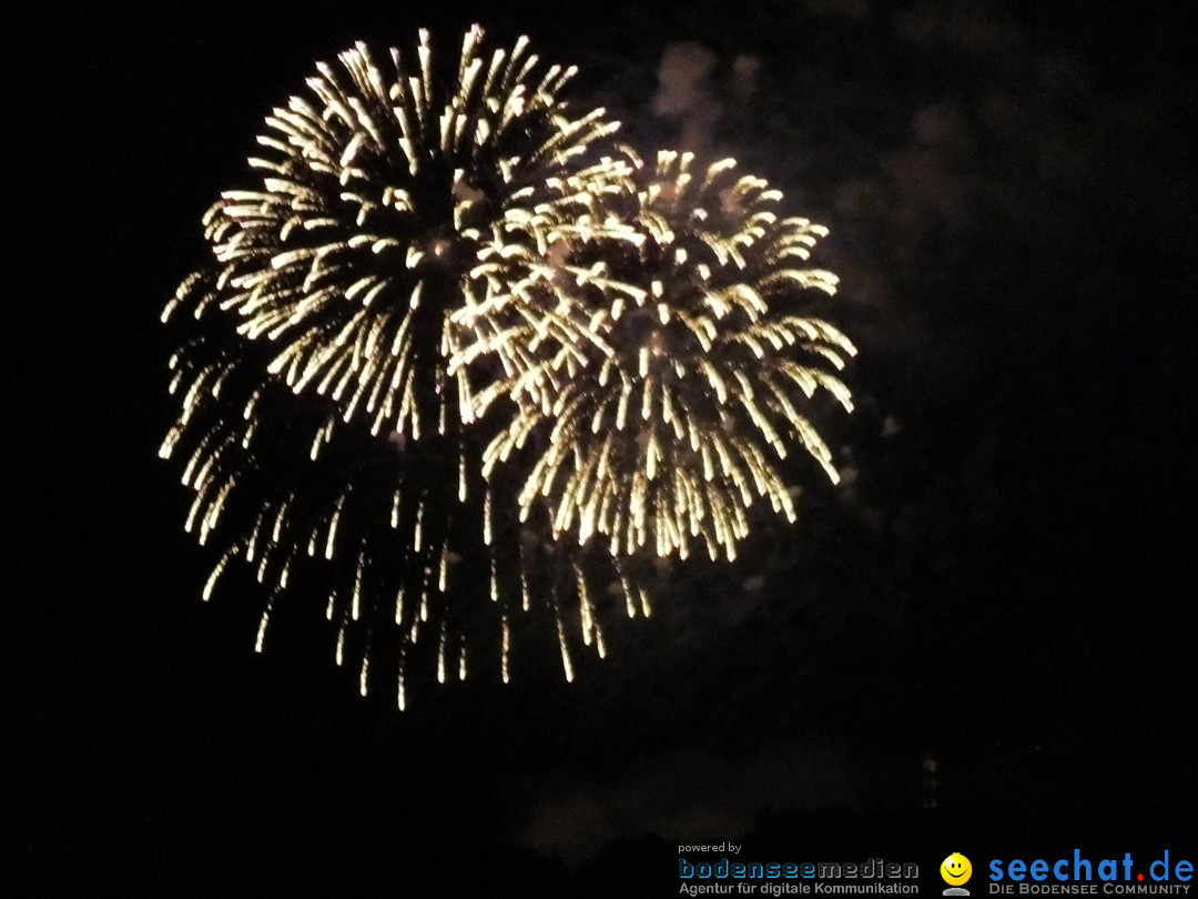 SEENACHTFEST mit Feuerwerk: Konstanz am Bodensee, 13.08.2016